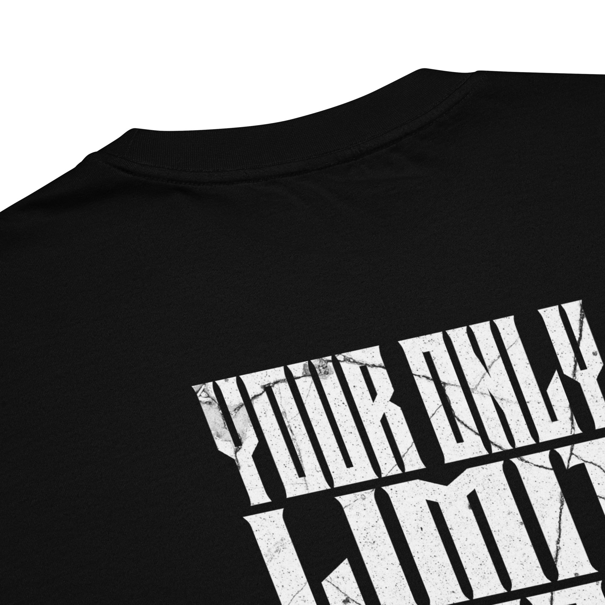T-SHIRT OVERSIZE 'YOUR ONLY LIMIT IS YOU'