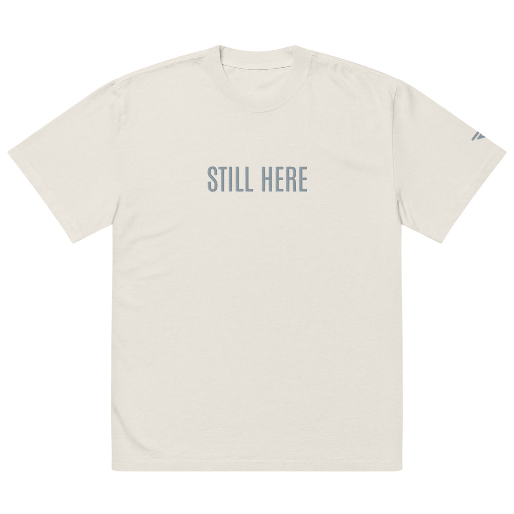 OVERSIZED T-SHIRT STILL HERE – FADED BONE