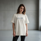 OVERSIZED T-SHIRT STILL HERE – FADED BONE