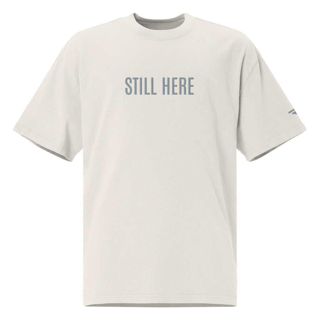 OVERSIZED T-SHIRT STILL HERE – FADED BONE