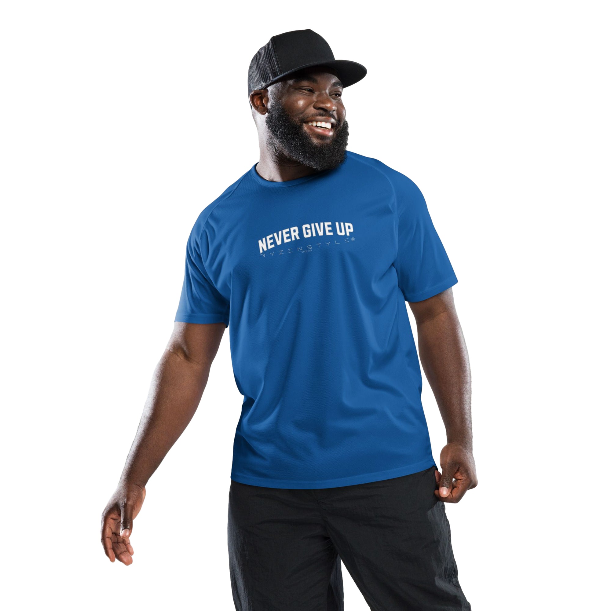 T-SHIRT JERSEY 'NEVER GIVE UP'