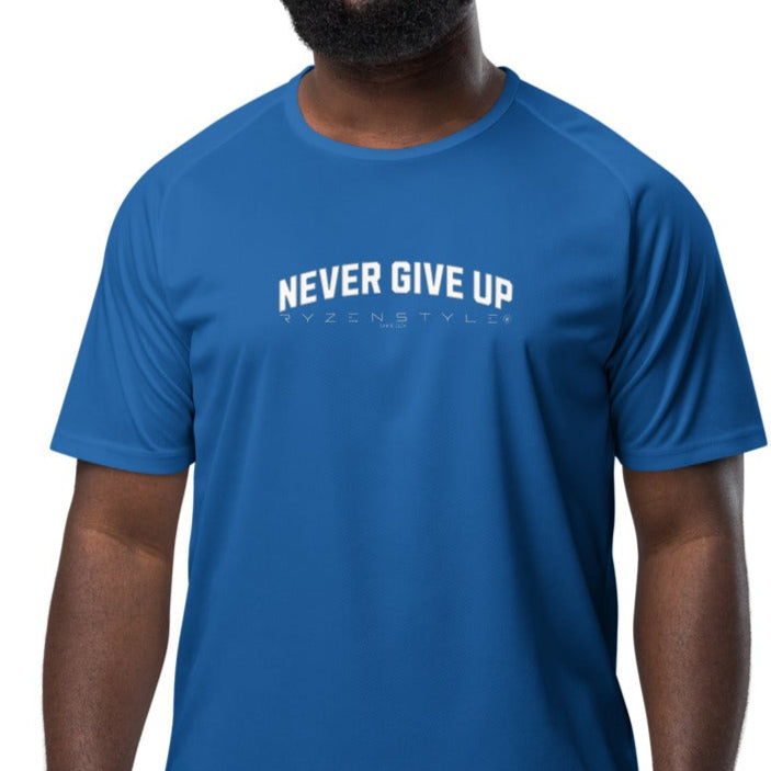 T-SHIRT JERSEY 'NEVER GIVE UP'