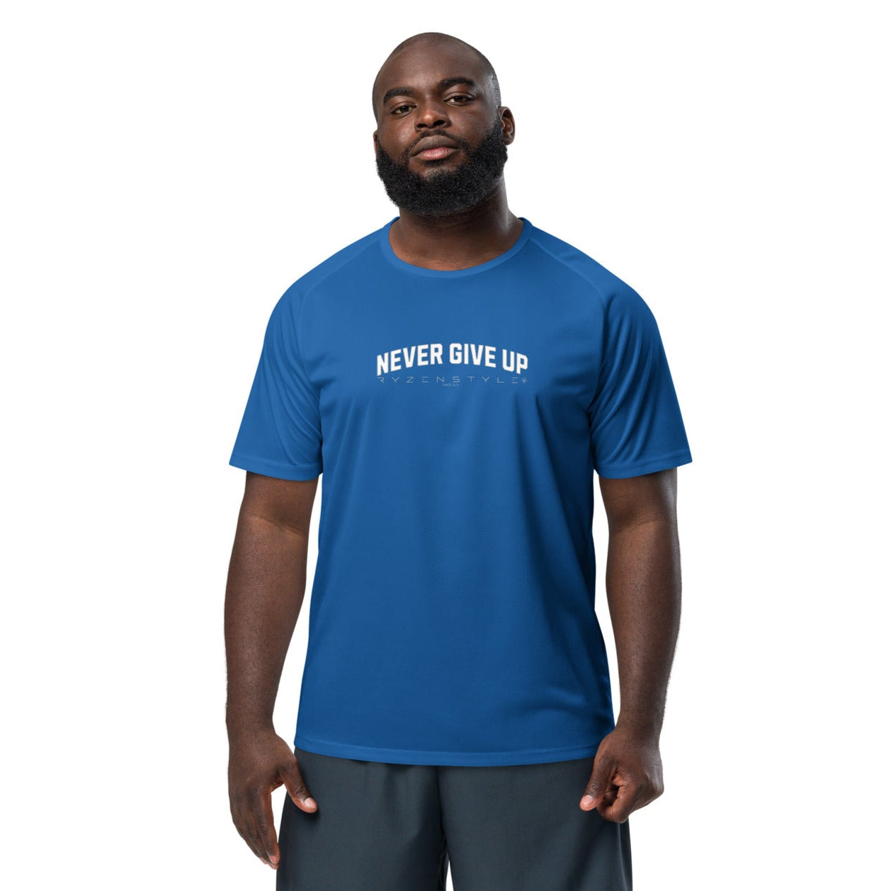 T-SHIRT JERSEY 'NEVER GIVE UP'