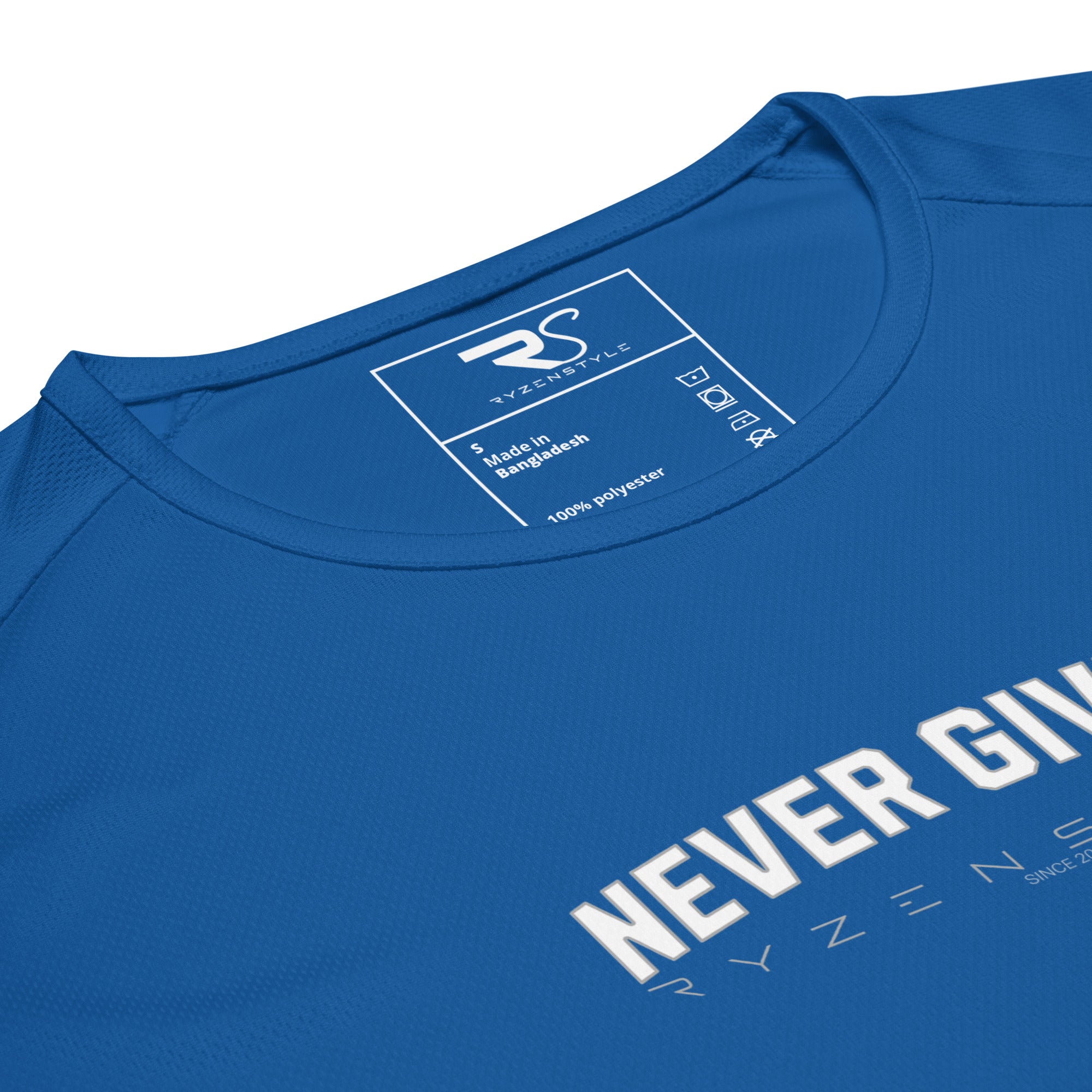 T-SHIRT JERSEY 'NEVER GIVE UP'