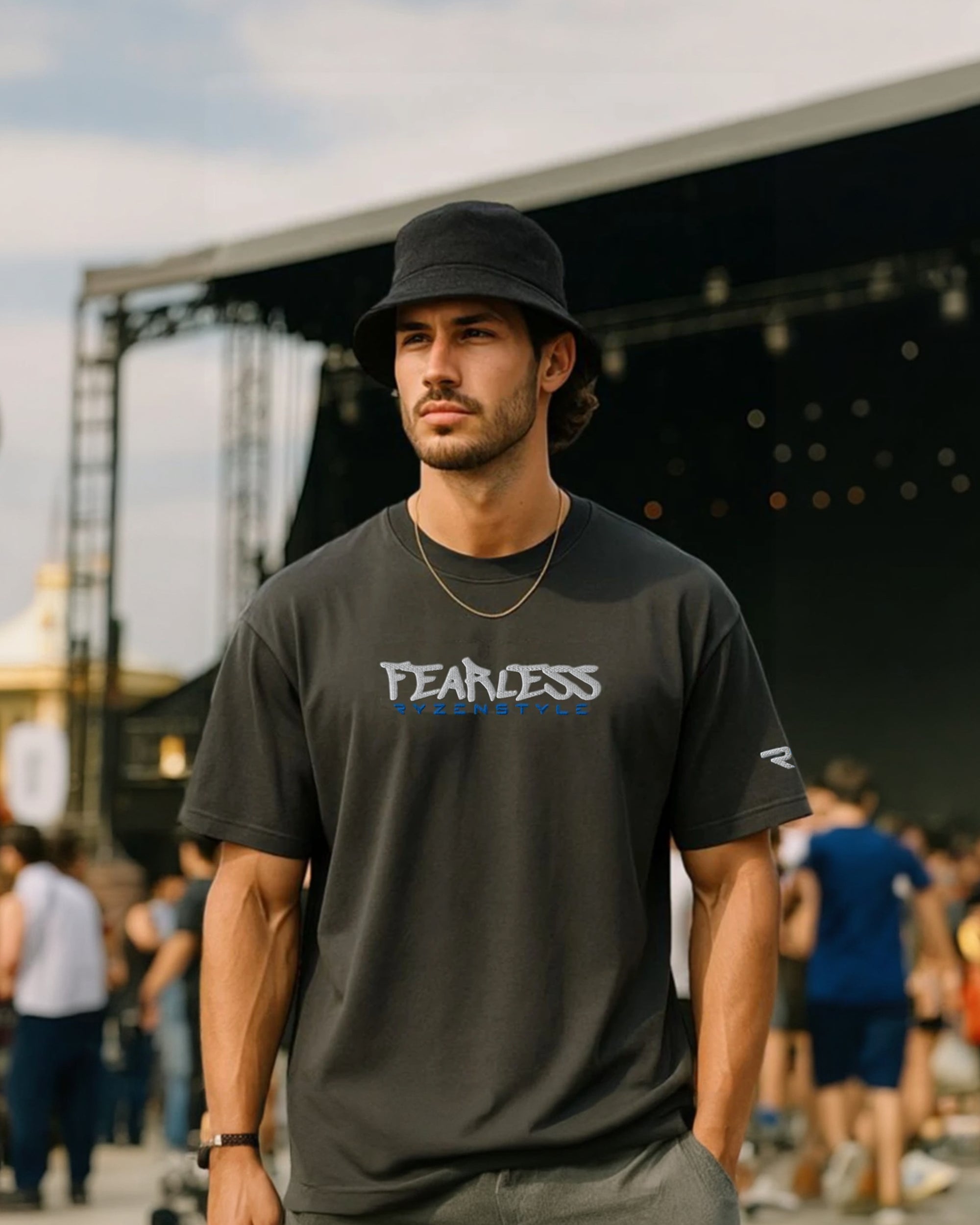 T-SHIRT OVERSIZE ‘FEARLESS’