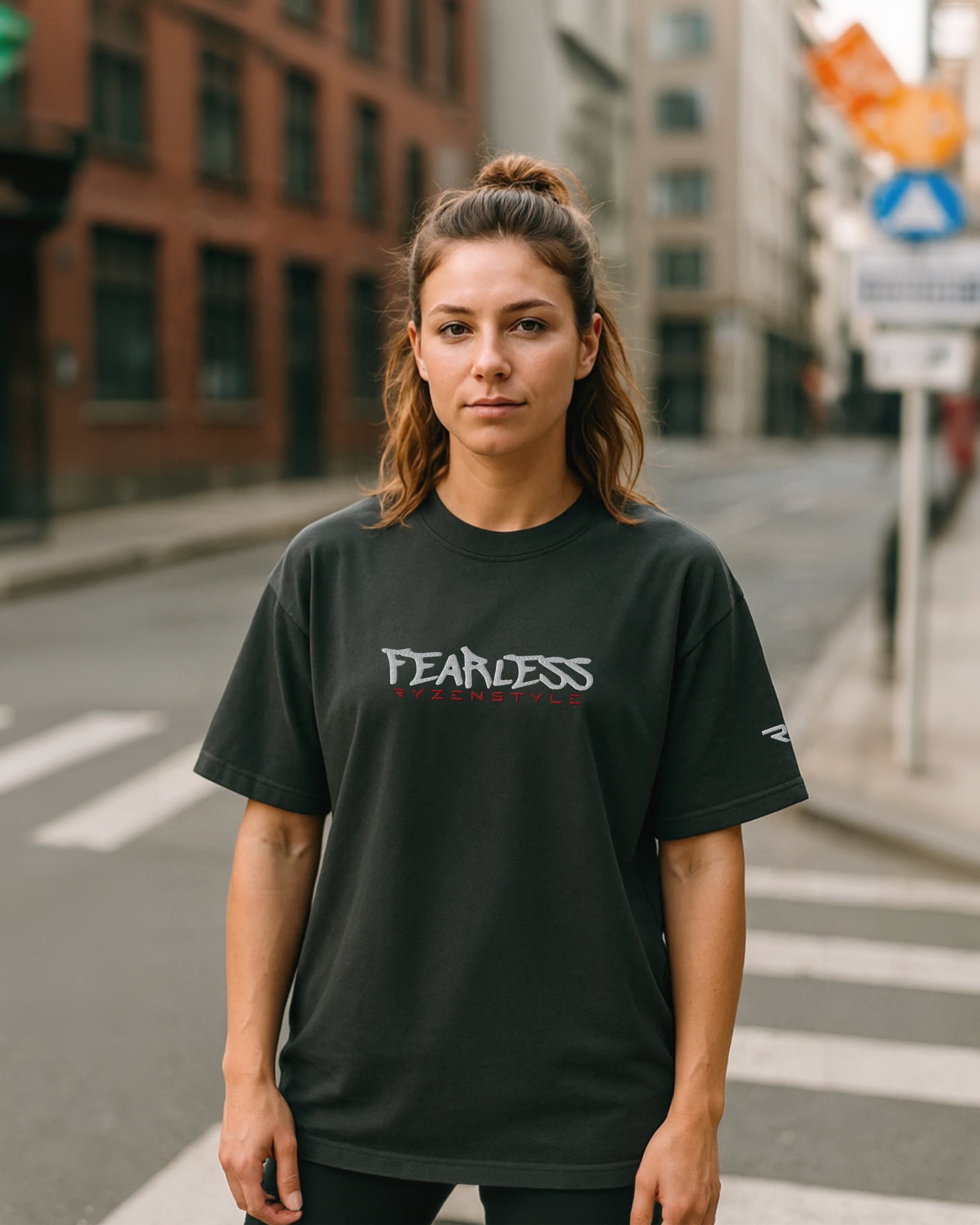 T-SHIRT OVERSIZE ‘FEARLESS’