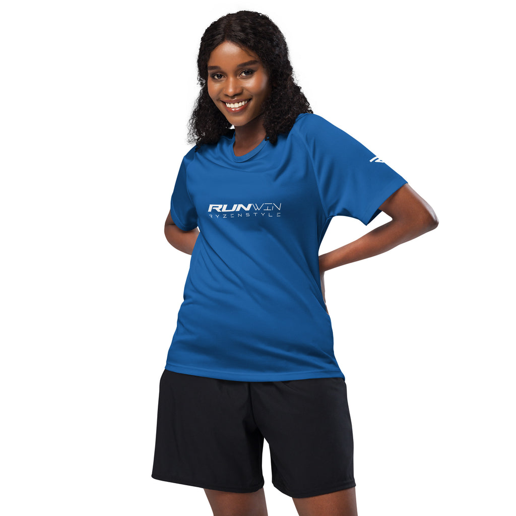 T-SHIRT SPORT UNISEXO ‘RUN WIN'