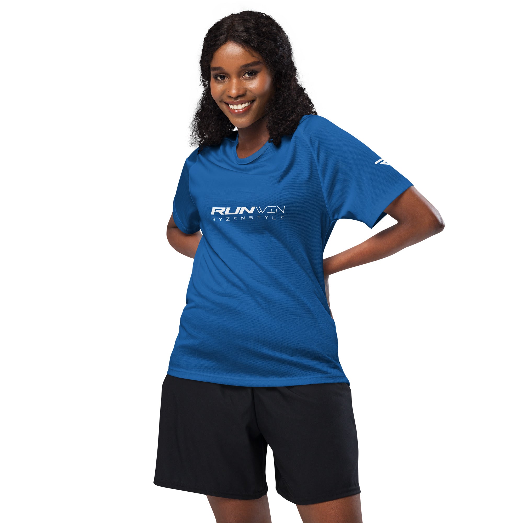 T-SHIRT SPORT UNISEXO ‘RUN WIN'