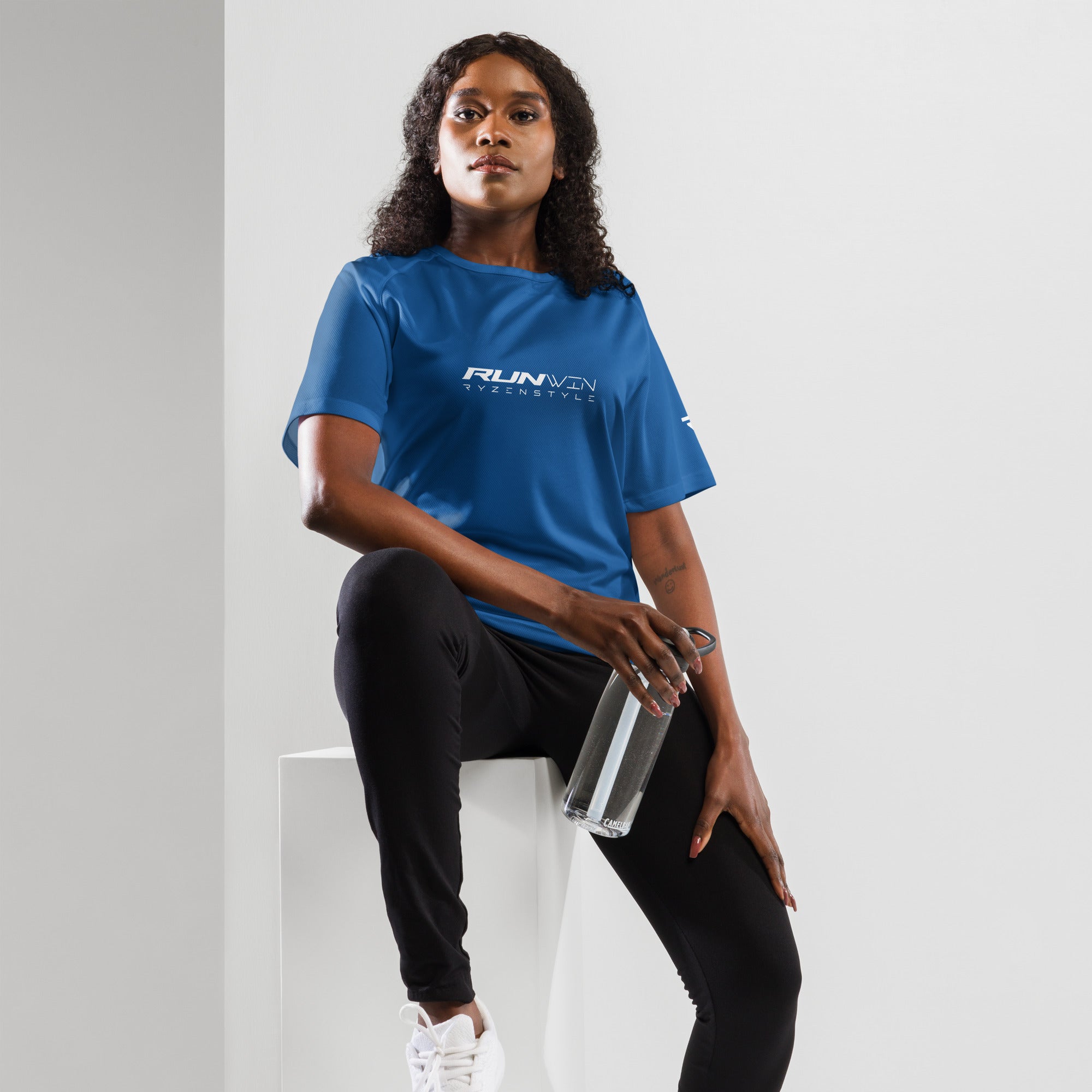 T-SHIRT SPORT UNISEXO ‘RUN WIN'