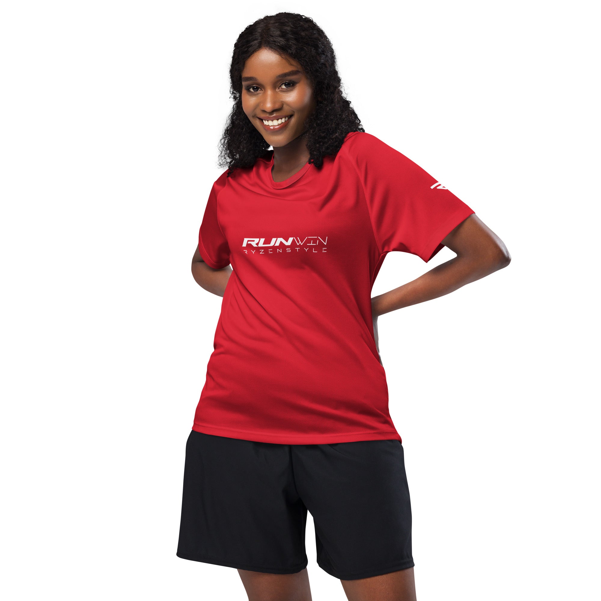 T-SHIRT SPORT UNISEXO ‘RUN WIN'