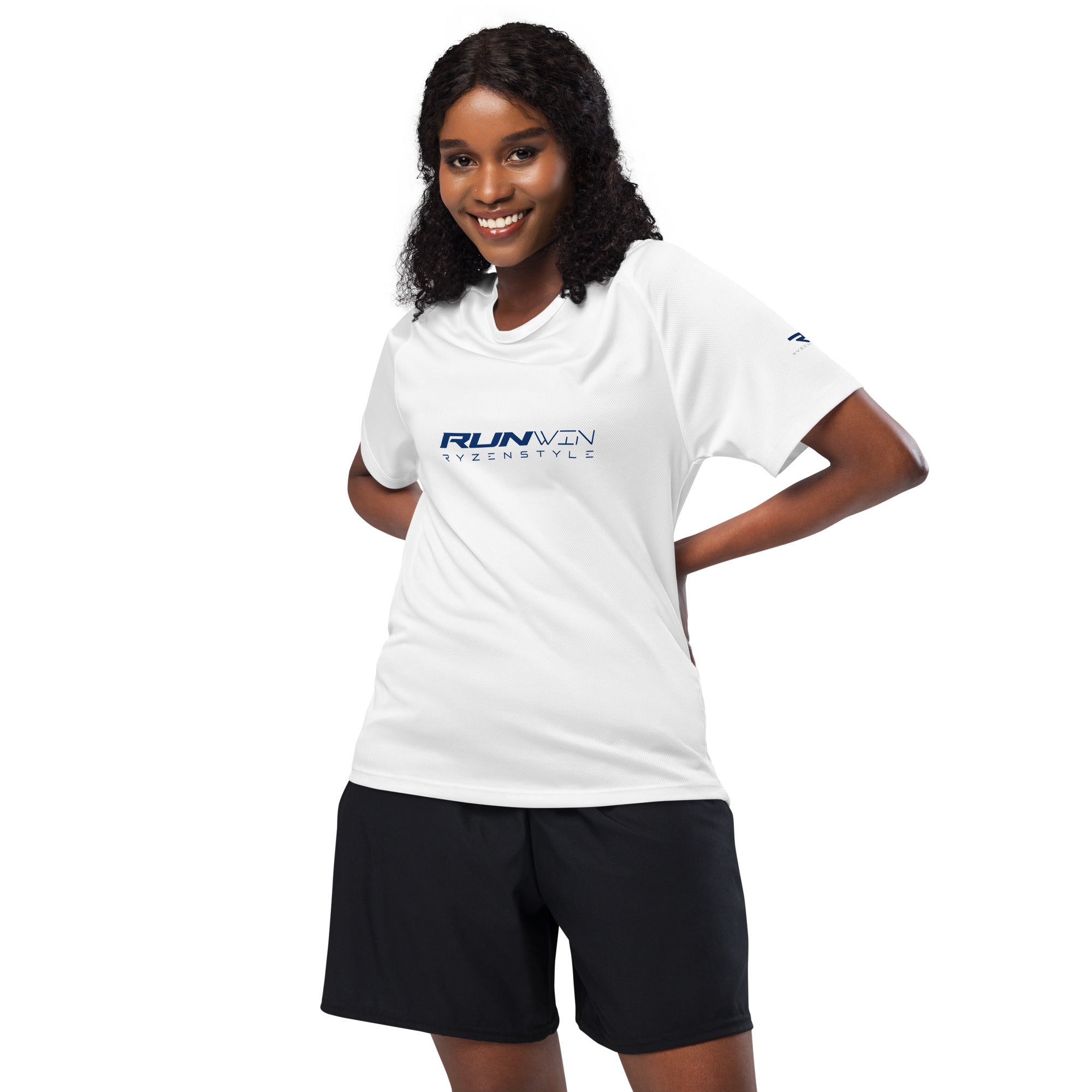 T-SHIRT SPORT UNISEXO ‘RUN WIN'