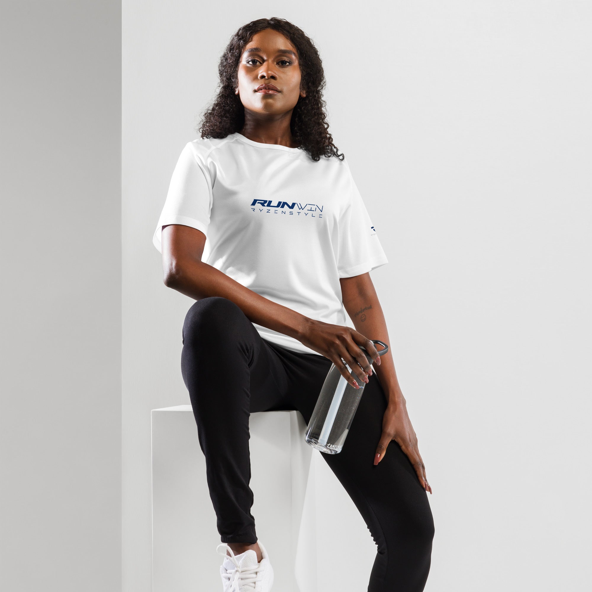T-SHIRT SPORT UNISEXO ‘RUN WIN'