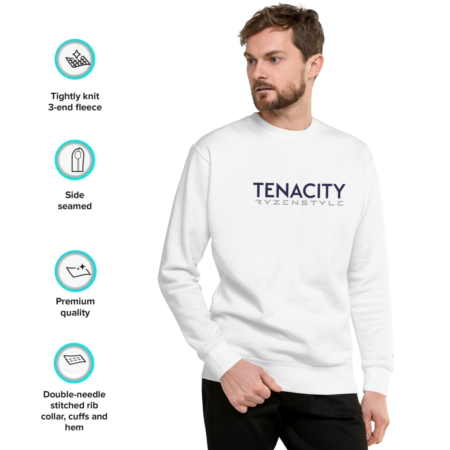 SWEATSHIRT PREMIUM ‘TENACITY’