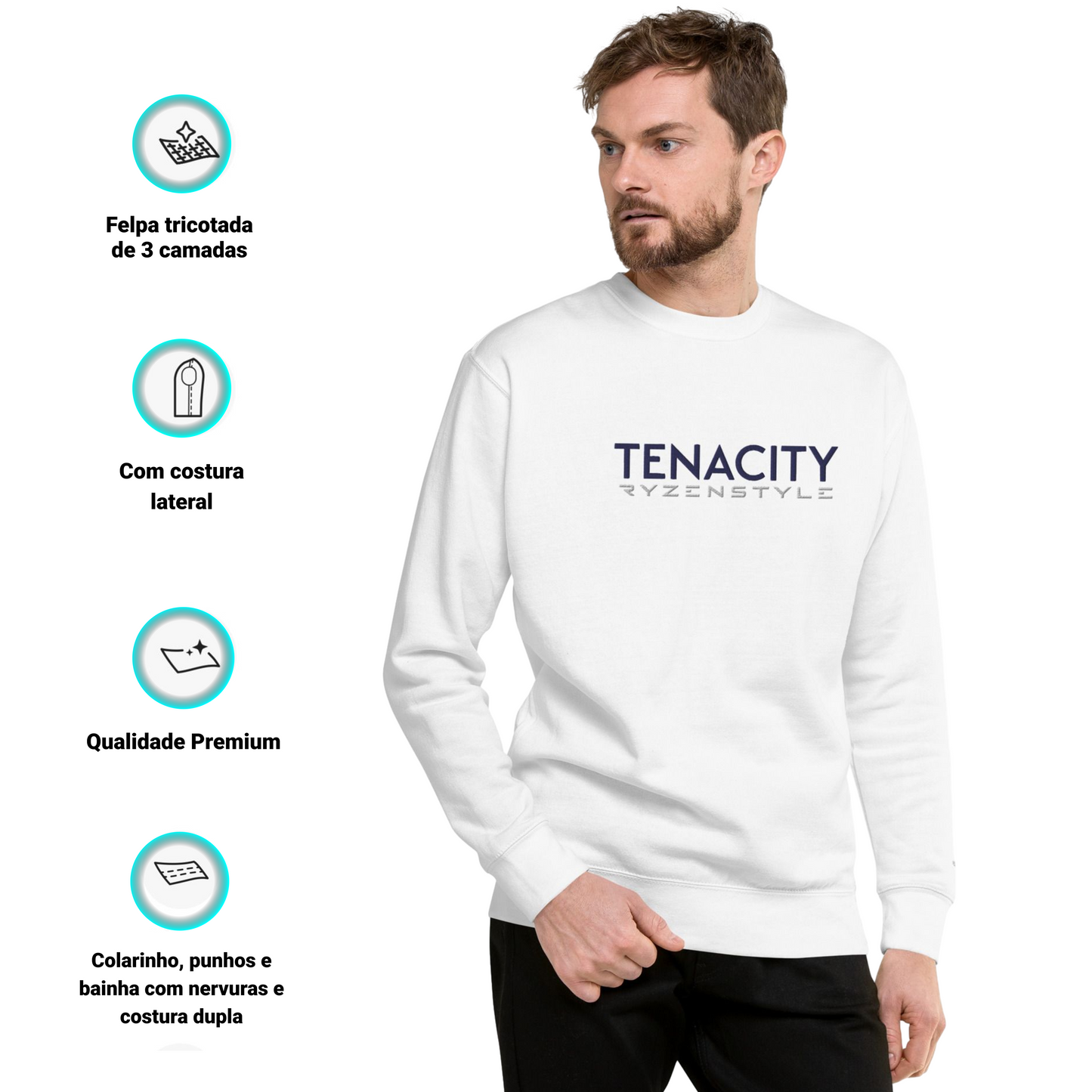 SWEATSHIRT PREMIUM ‘TENACITY’