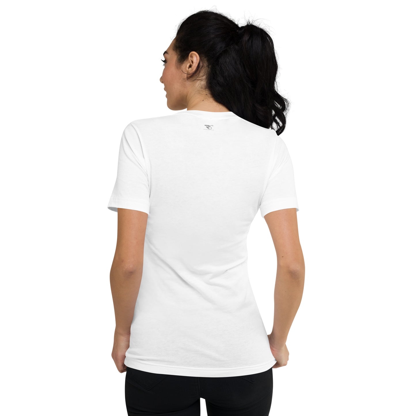 T-SHIRT GOLA V ‘POSITIVE VIBES ONLY’