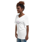 V-NECK T-SHIRT 'POSITIVE VIBES ONLY'