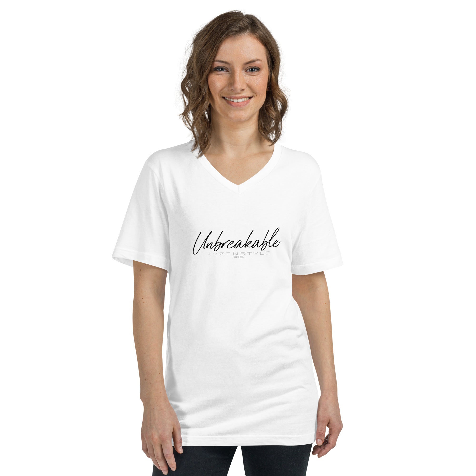 T-SHIRT GOLA V ‘UNBREAKABLE’