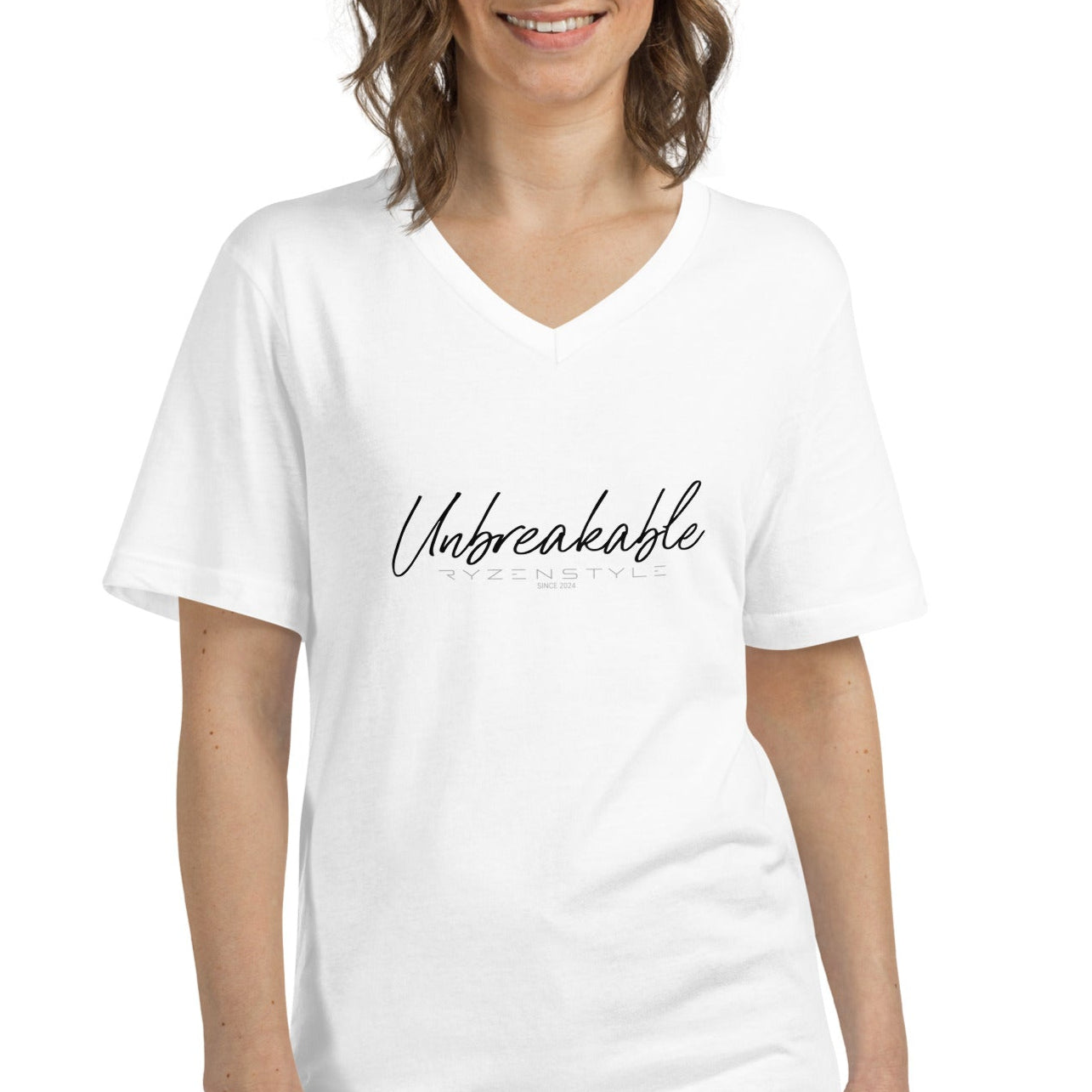 T-SHIRT GOLA V ‘UNBREAKABLE’