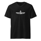 V-NECK T-SHIRT 'OWN YOUR DAY'