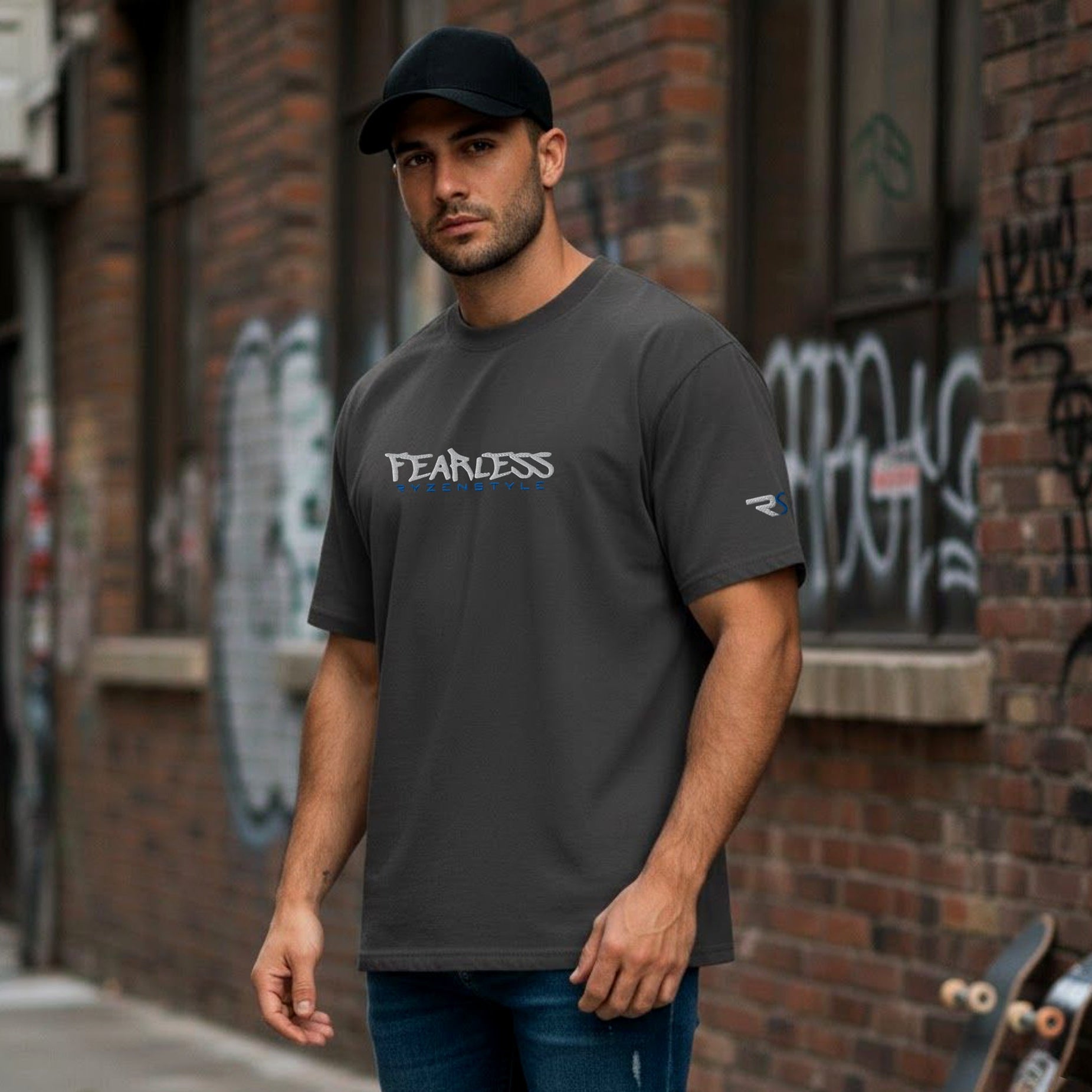 OVERSIZE T-SHIRT 'FEARLESS'  