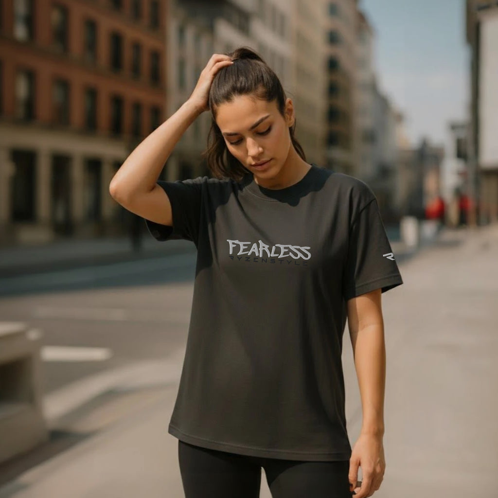 T-SHIRT OVERSIZE ‘FEARLESS’