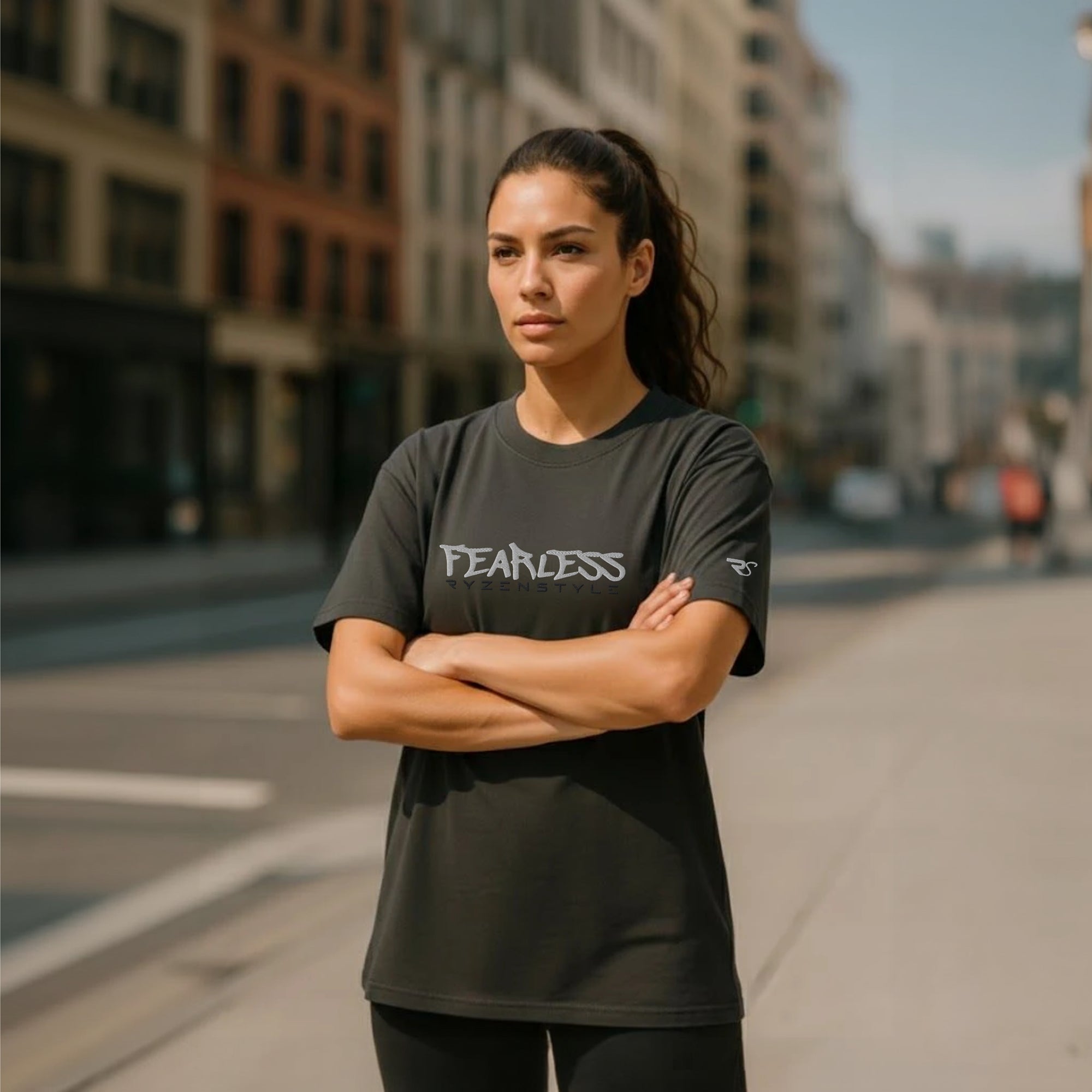 OVERSIZED T-SHIRT 'FEARLESS'