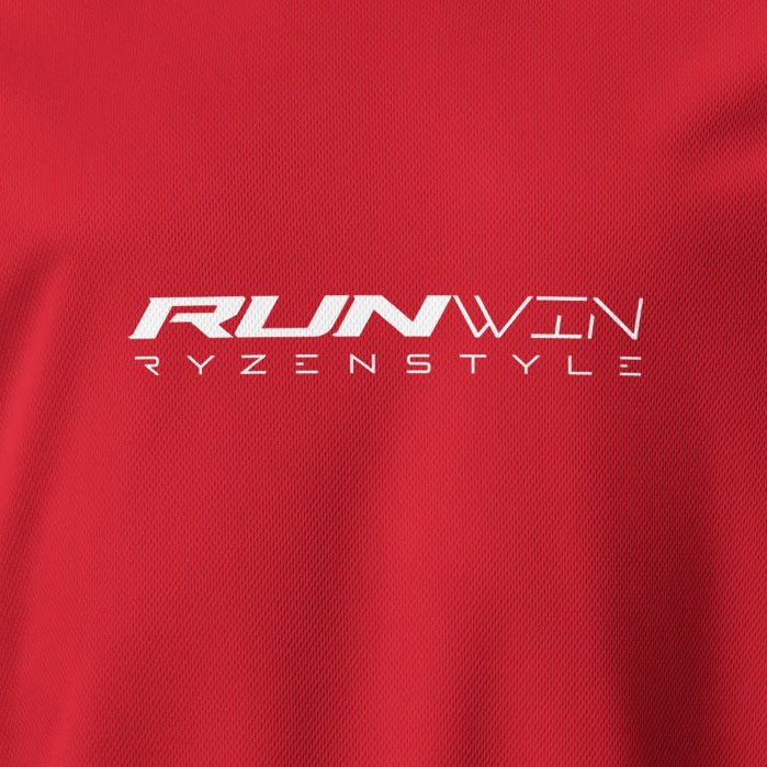 T-SHIRT SPORT UNISEXO ‘RUN WIN'