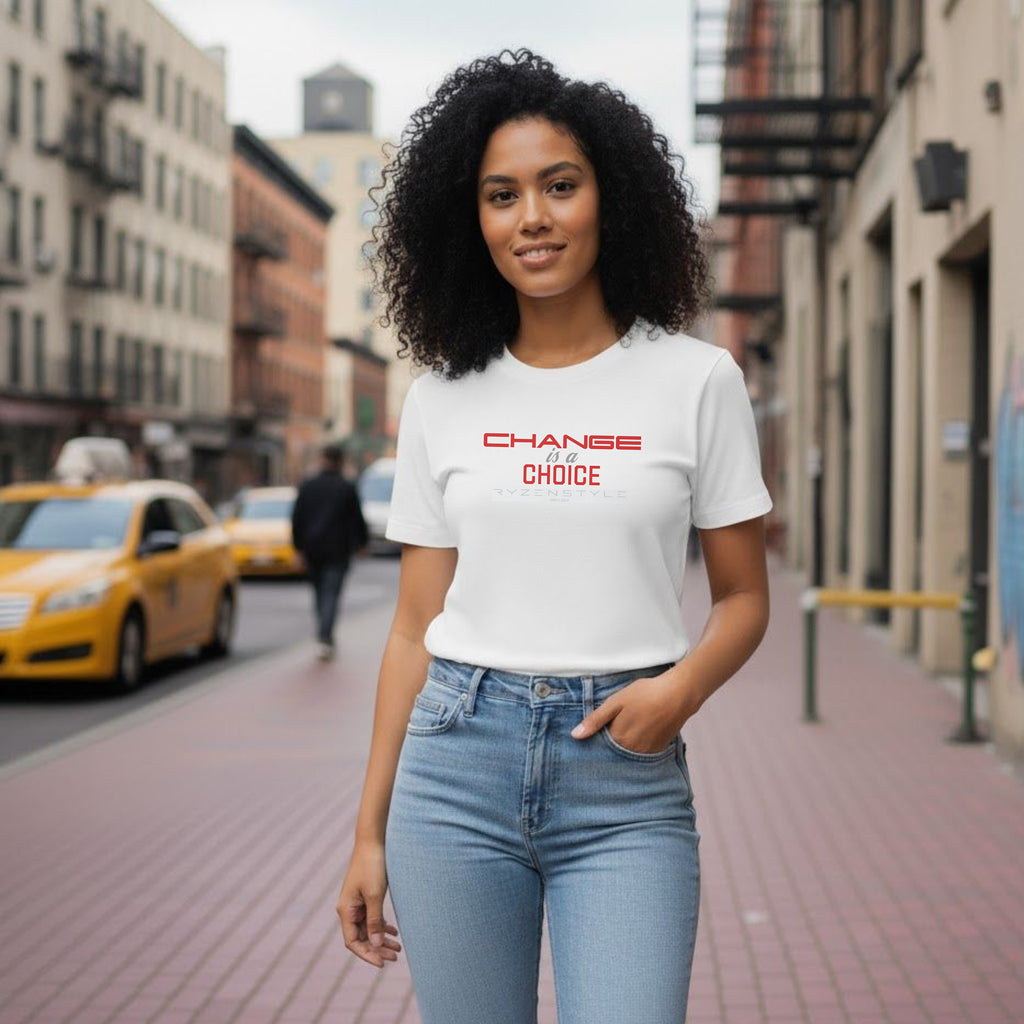T-SHIRT 'CHANGE IS A CHOICE'