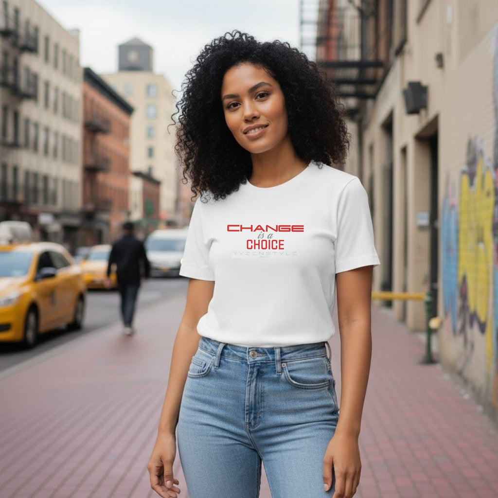 T-SHIRT 'CHANGE IS A CHOICE'