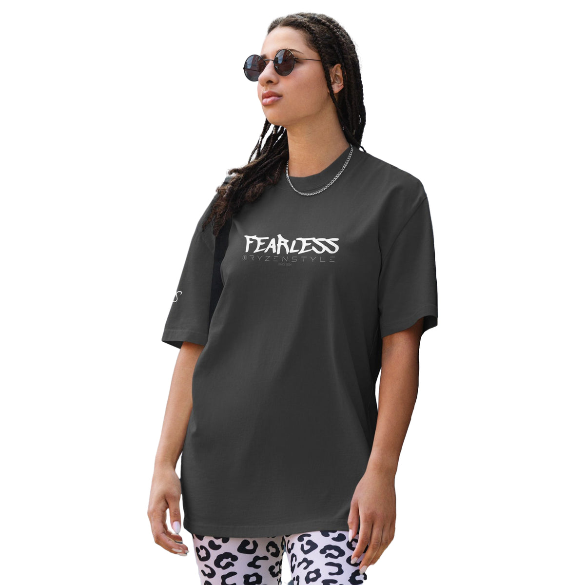 T-SHIRT OVERSIZE ‘FEARLESS'