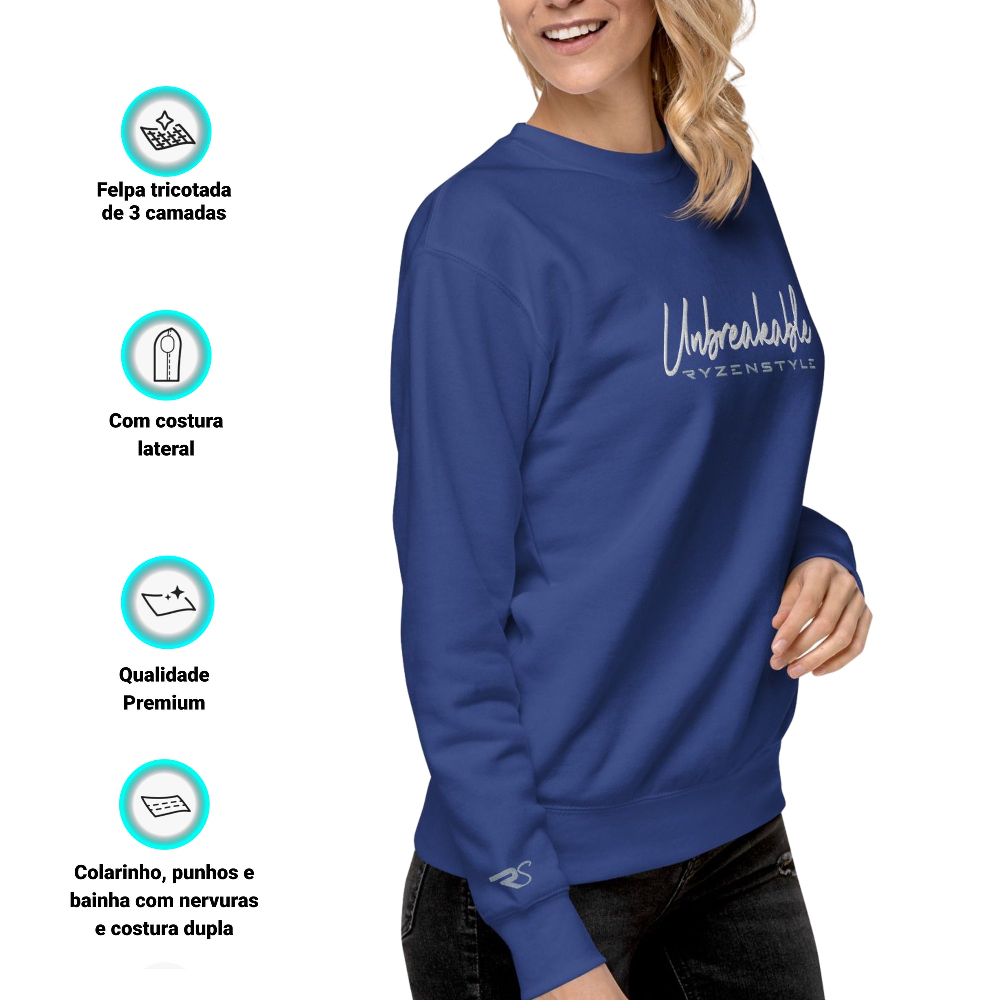 SWEATSHIRT PREMIUM ‘UNBREAKABLE’