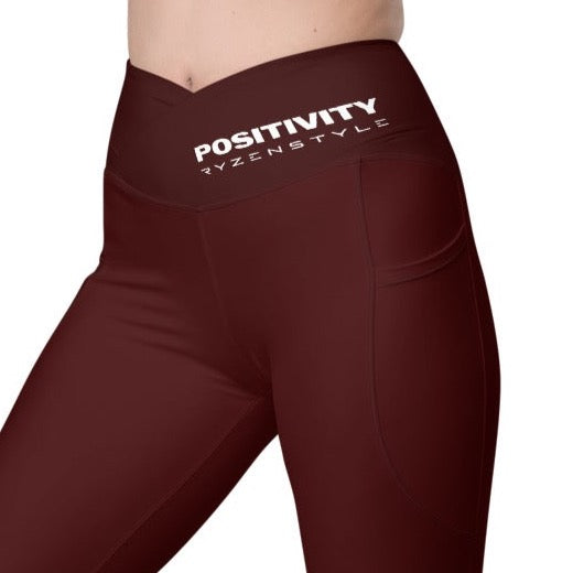 LEGGINGS CROSSOVER 'POSITIVITY'