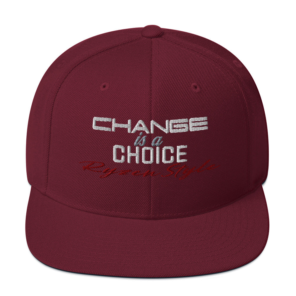 BONÉ SNAPBACK ‘CHANGE IS A CHOICE’
