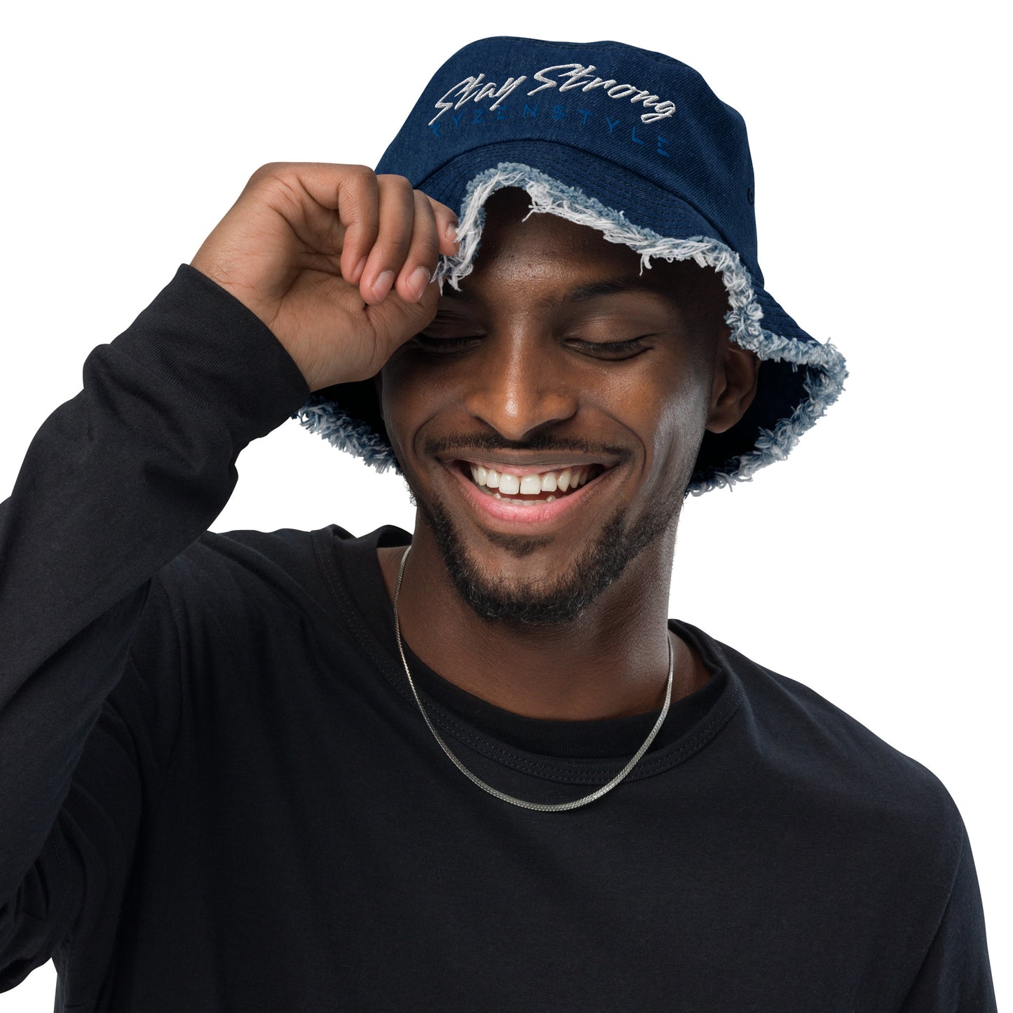 BUCKET JEANS HAT 'STAY STRONG'