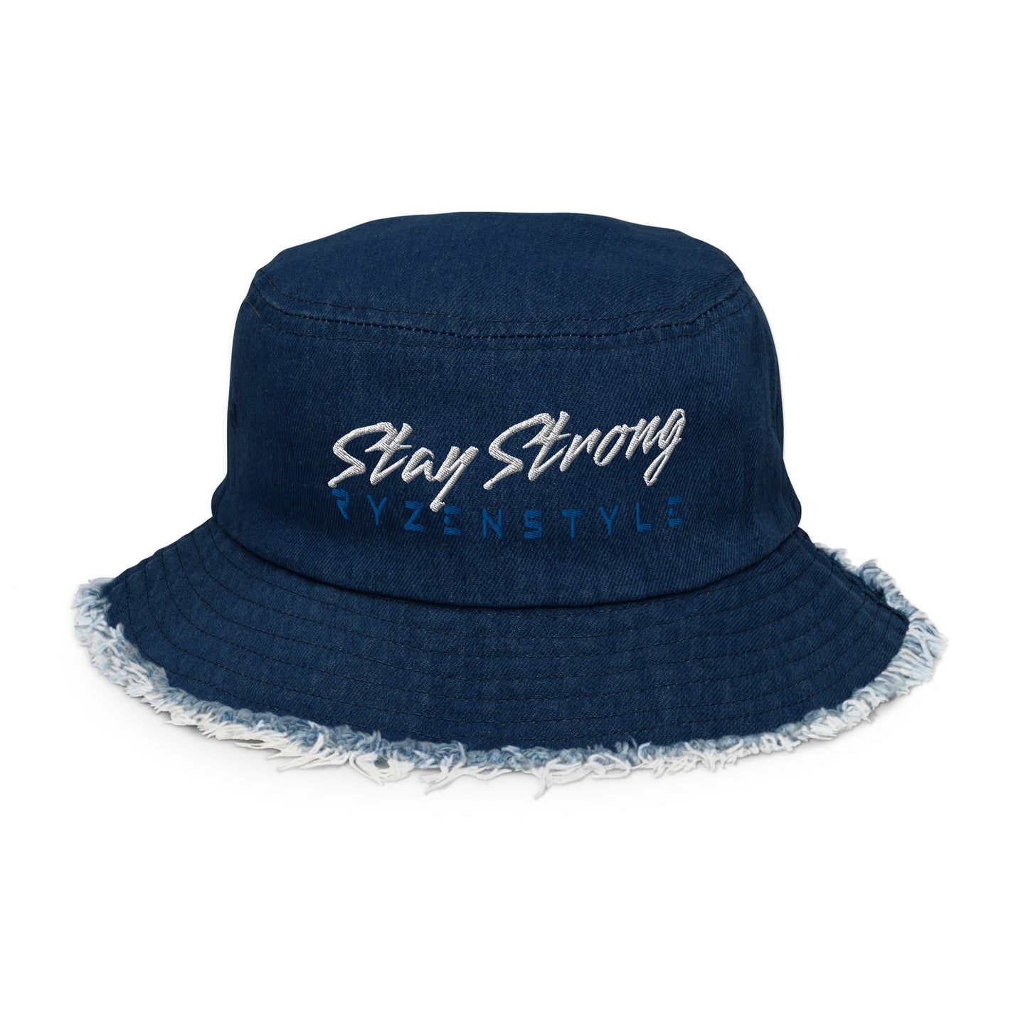 BUCKET JEANS HAT 'STAY STRONG'