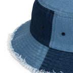 'PERSEVERANCE' DENIM BUCKET HAT