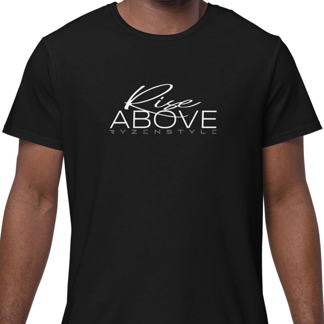 T-SHIRT PREMIUM 'RISE ABOVE'