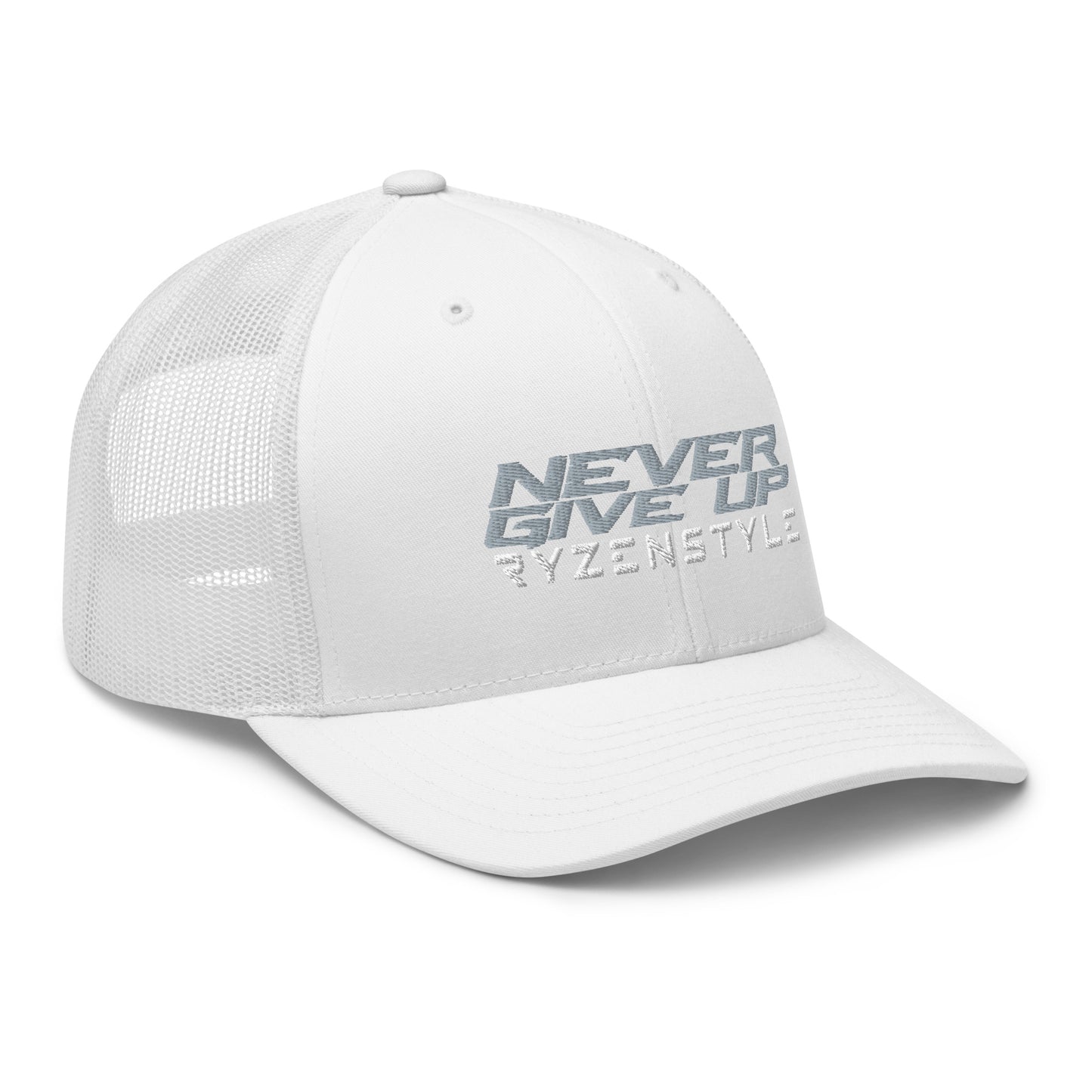 BONÉ TRUCKER ‘NEVER GIVE UP'