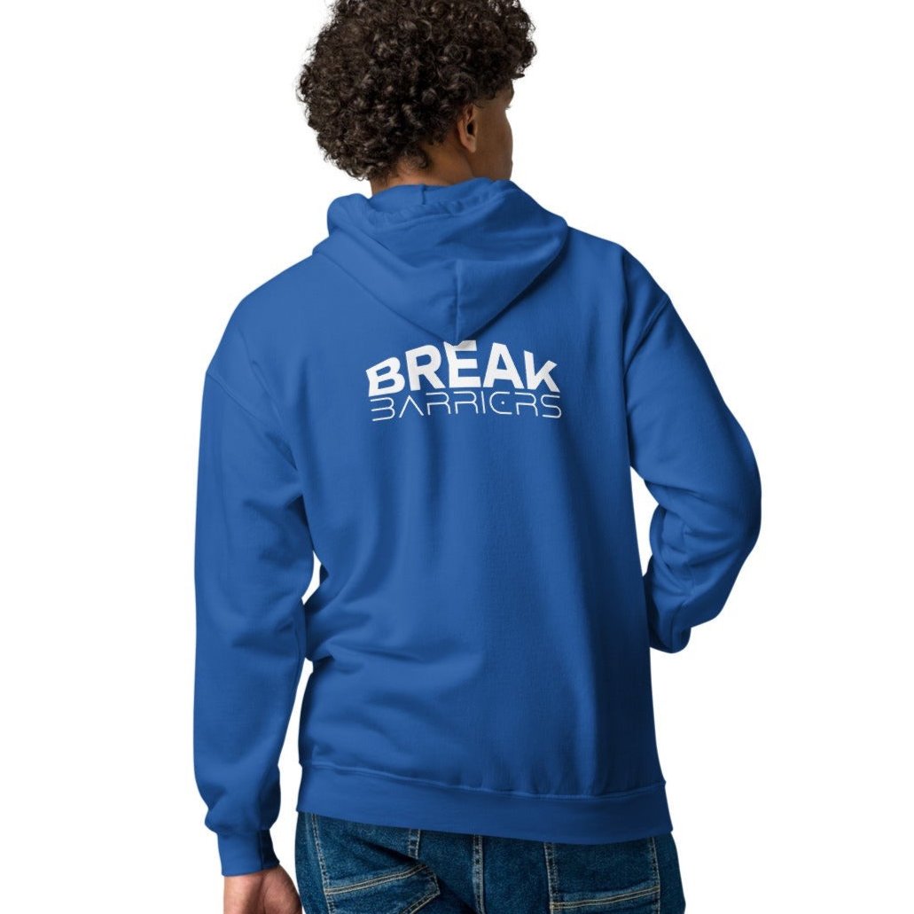 CASACO COM CAPUZ  ‘BREAK BARRIERS’