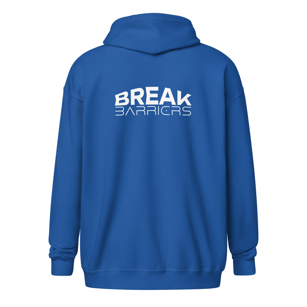 'BREAK BARRIERS' HOODED JACKET