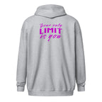 'YOUR ONLY LIMIT IS YOU' HOODED JACKET
