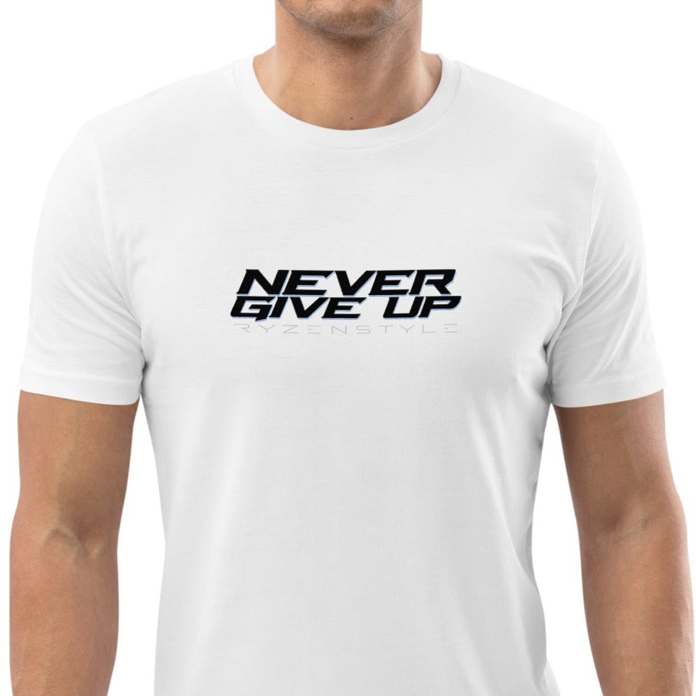 T-SHIRT 'NEVER GIVE UP'