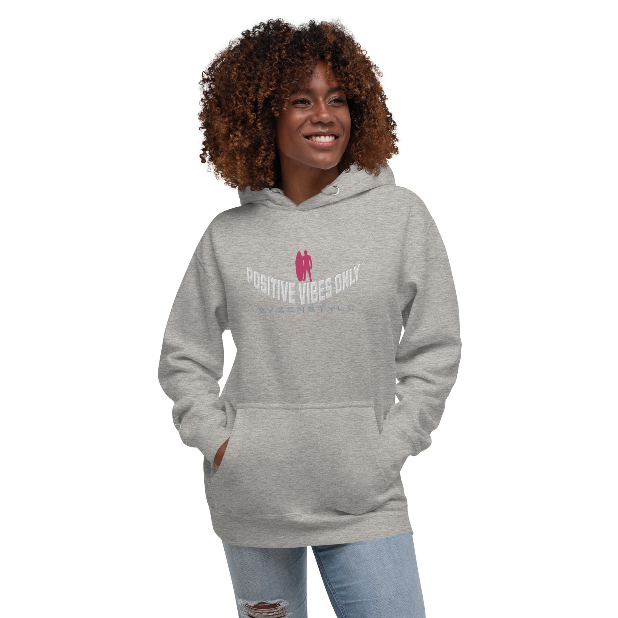 HOODIE PREMIUM 'POSITIVE VIBES ONLY’