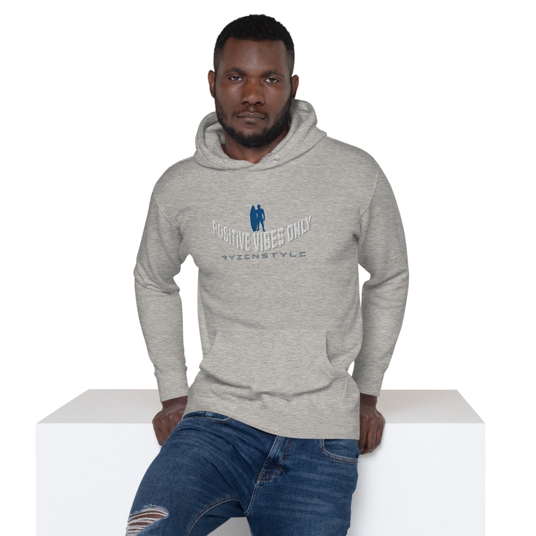 HOODIE PREMIUM 'POSITIVE VIBES ONLY’