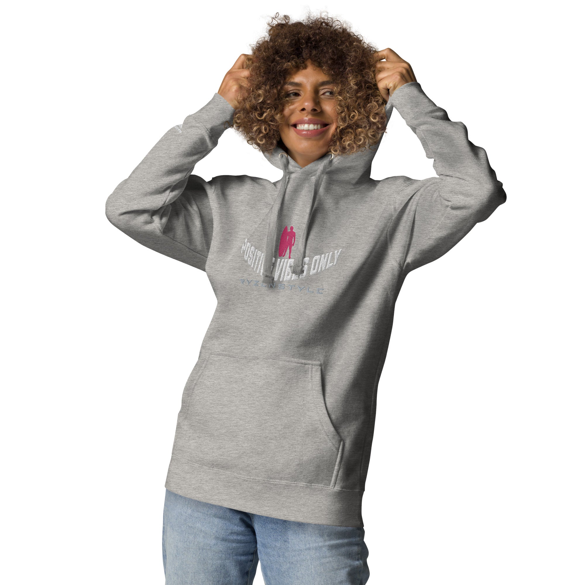 HOODIE PREMIUM 'POSITIVE VIBES ONLY’