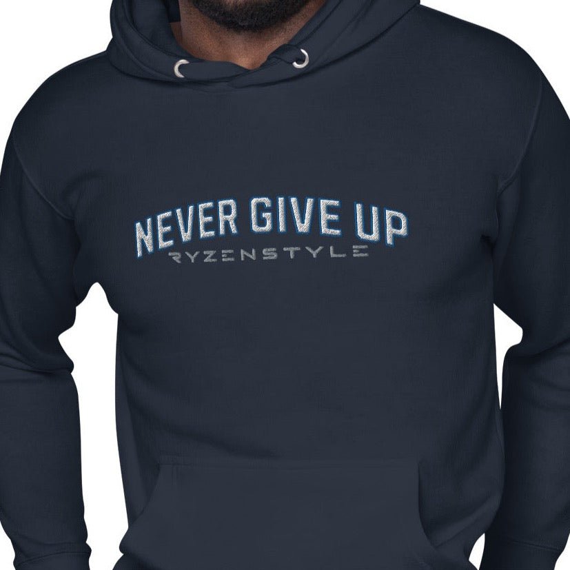 HOODIE PREMIUM ‘NEVER GIVE UP’