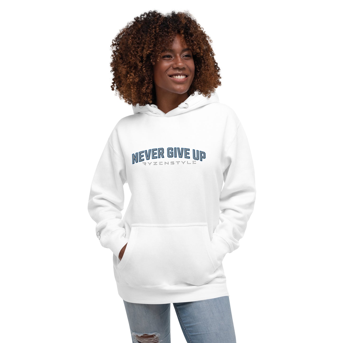 PREMIUM HOODIE 'NEVER GIVE UP'