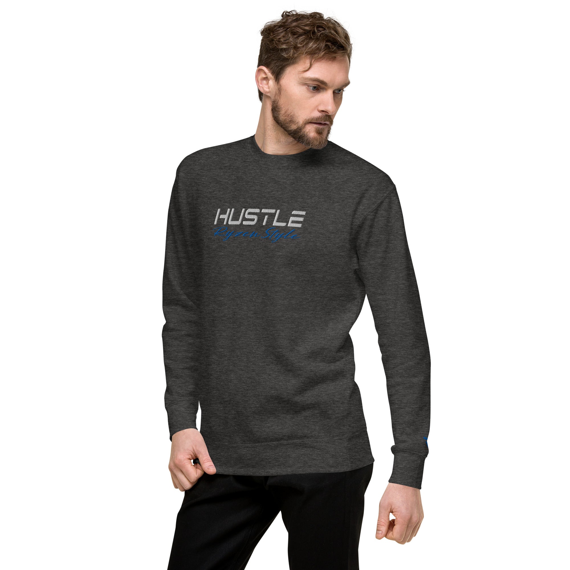 SWEATSHIRT PREMIUM 'HUSTLE'