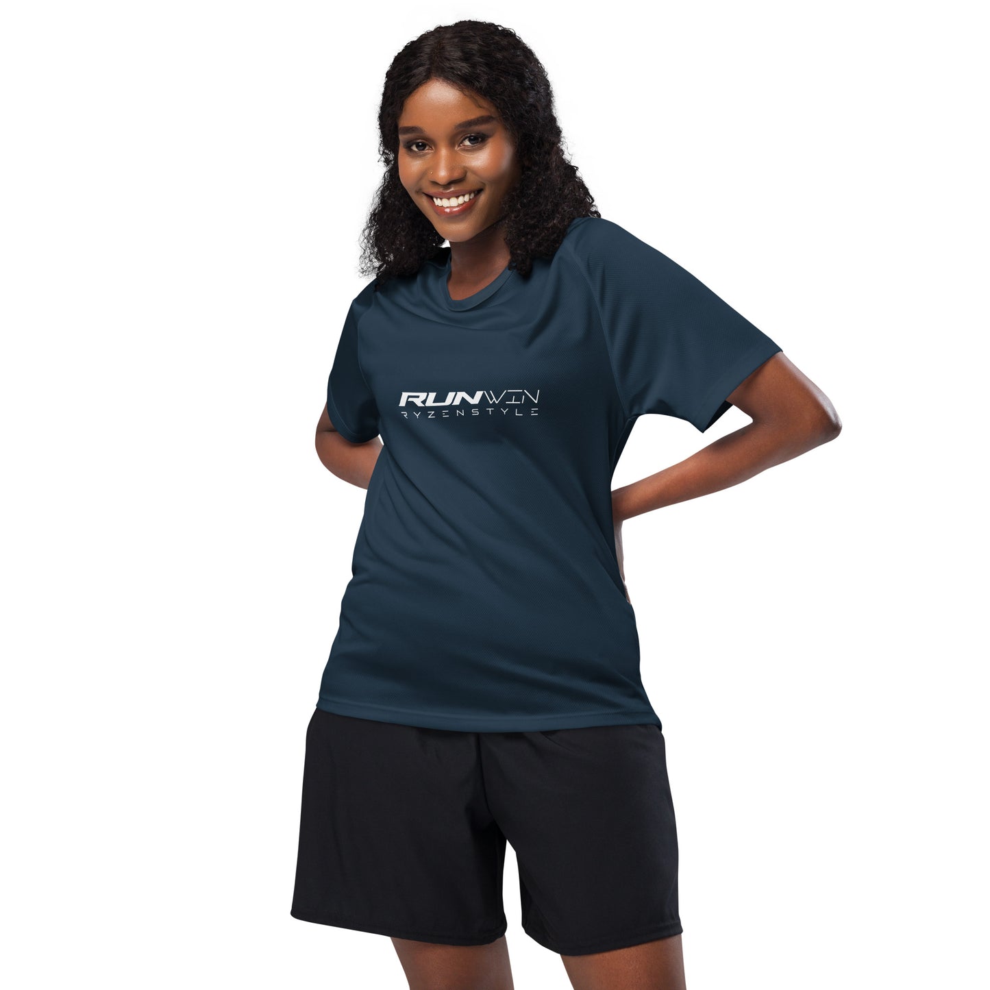 T-SHIRT SPORT UNISEXO ‘RUN WIN'