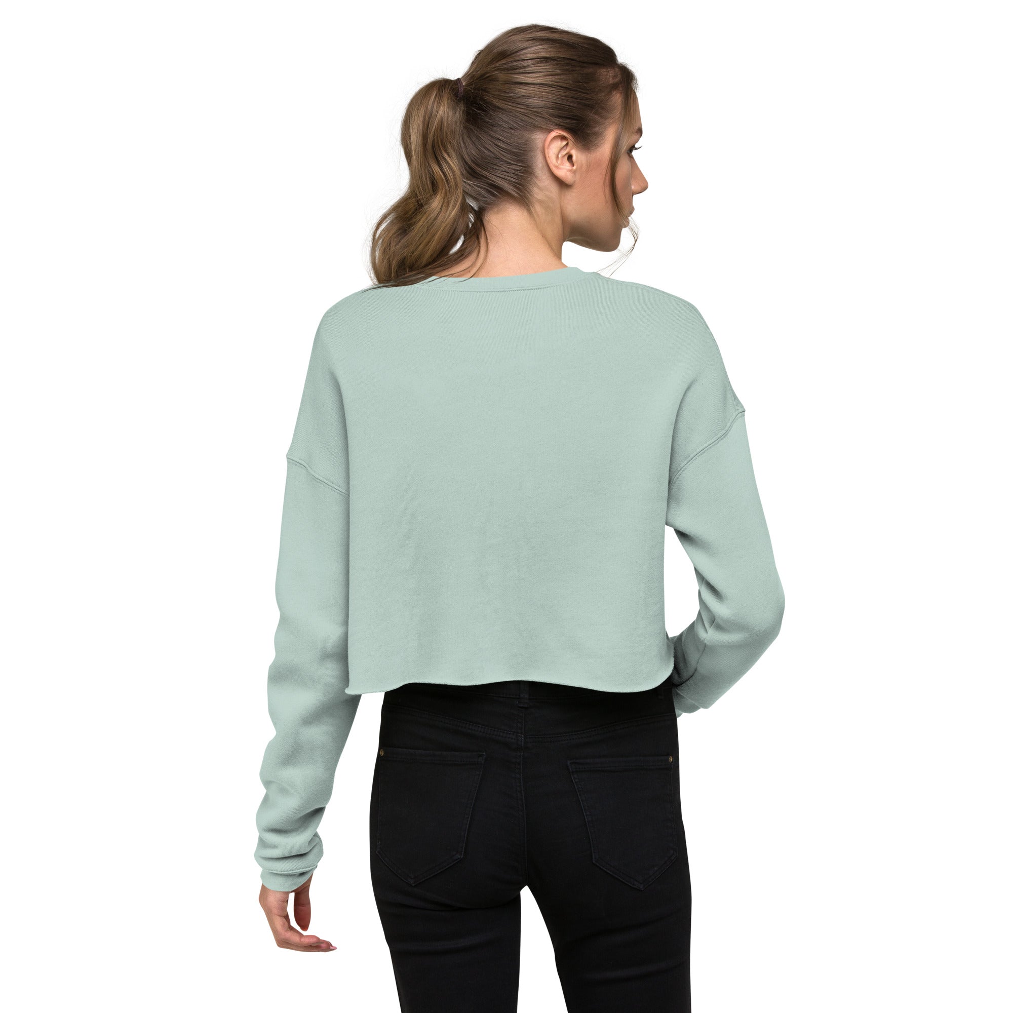 SWEATSHIRT CROP ‘RISE AND THRIVE’